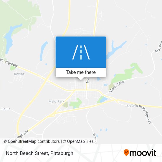 Mapa de North Beech Street