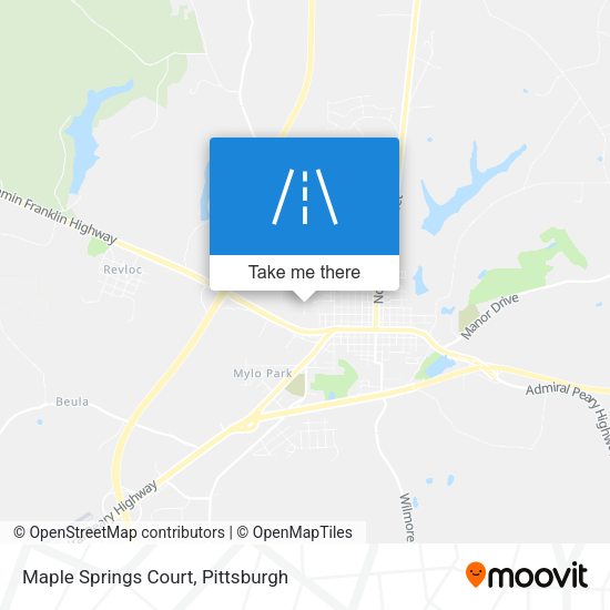 Maple Springs Court map