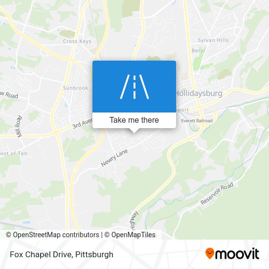 Mapa de Fox Chapel Drive