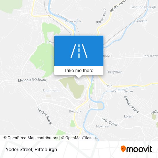 Mapa de Yoder Street