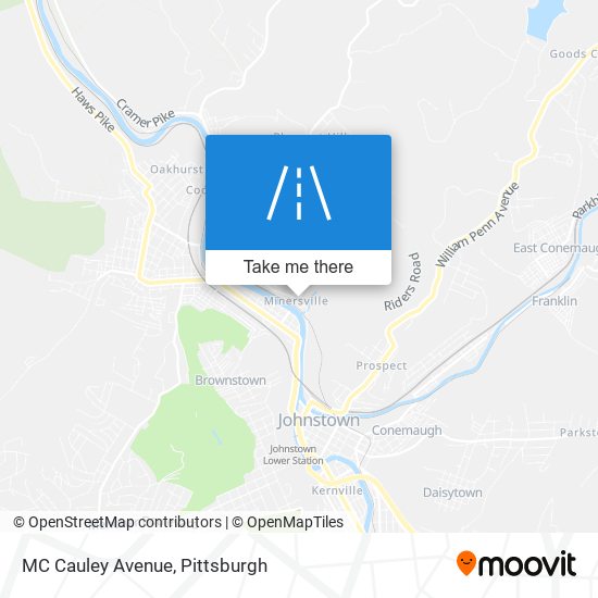 Mapa de MC Cauley Avenue