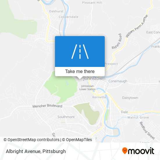 Albright Avenue map