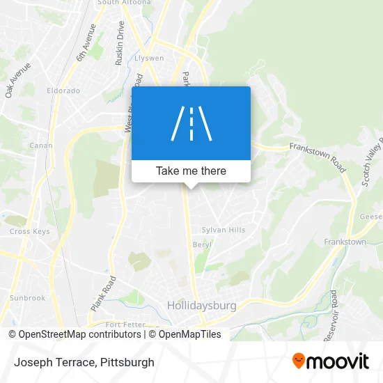 Joseph Terrace map