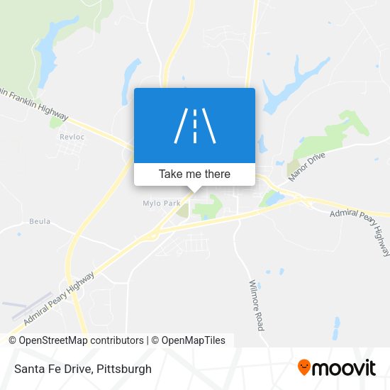 Mapa de Santa Fe Drive