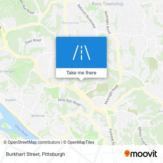 Burkhart Street map