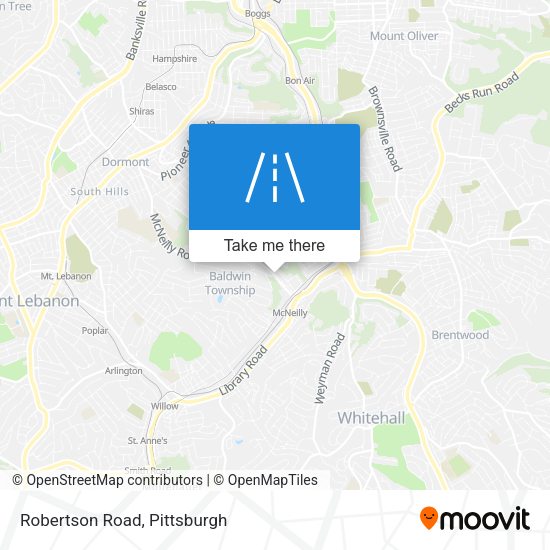 Mapa de Robertson Road