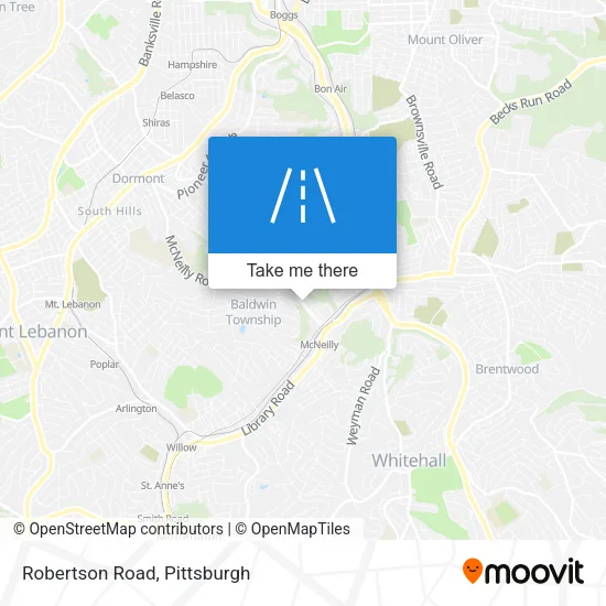 Robertson Road map