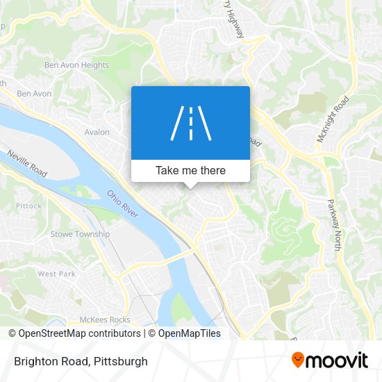 Mapa de Brighton Road
