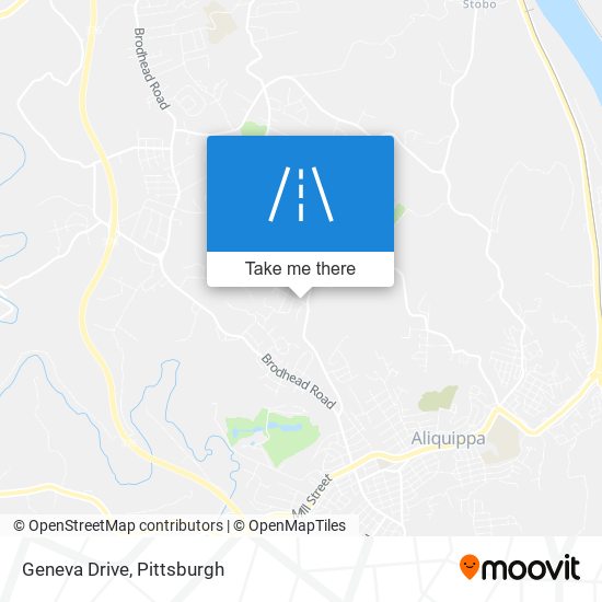 Geneva Drive map