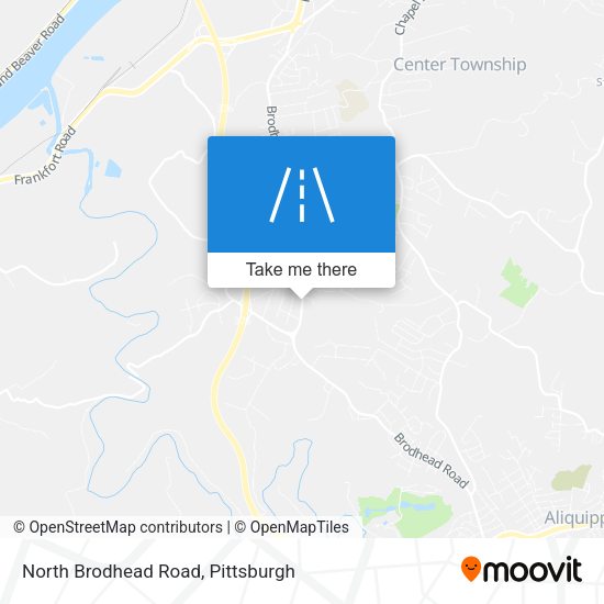North Brodhead Road map