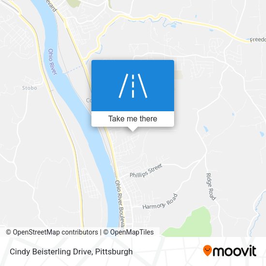 Cindy Beisterling Drive map