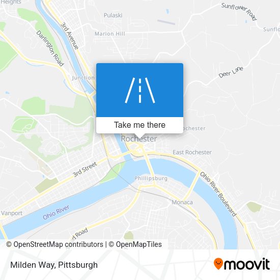 Mapa de Milden Way