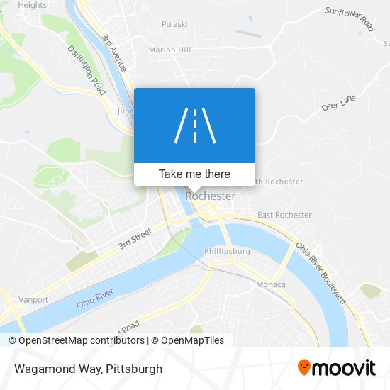 Wagamond Way map