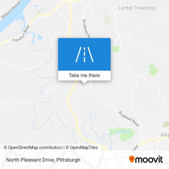 North Pleasant Drive map