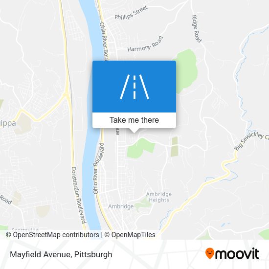Mayfield Avenue map