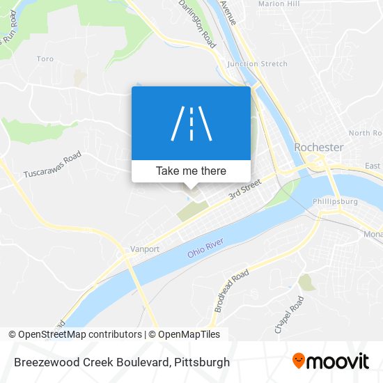 Mapa de Breezewood Creek Boulevard