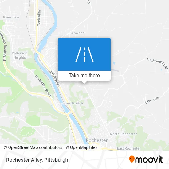 Rochester Alley map