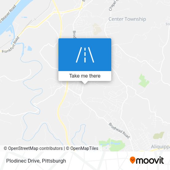 Mapa de Plodinec Drive