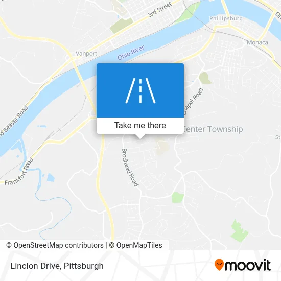 Linclon Drive map