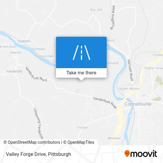 Valley Forge Drive map