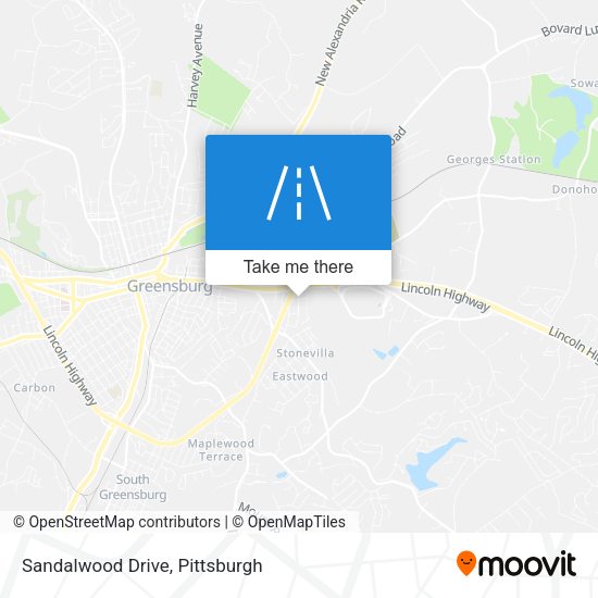 Sandalwood Drive map