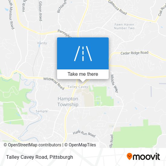 Talley Cavey Road map