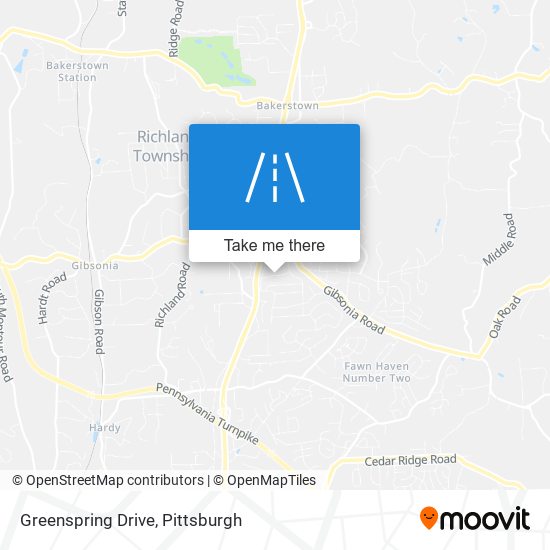 Mapa de Greenspring Drive