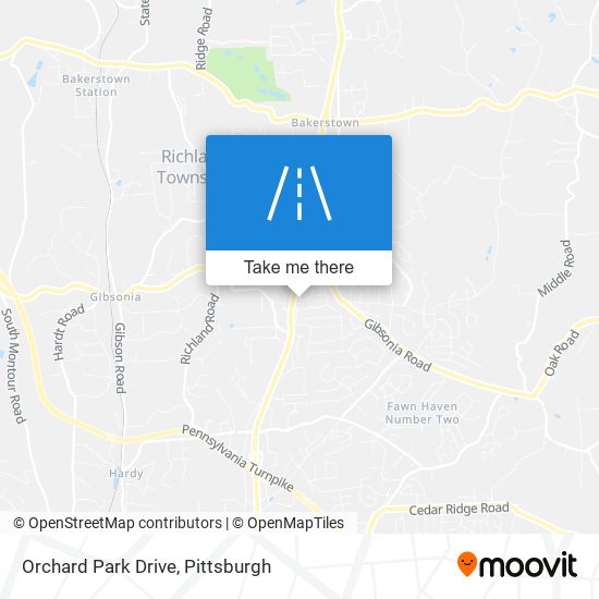 Orchard Park Drive map
