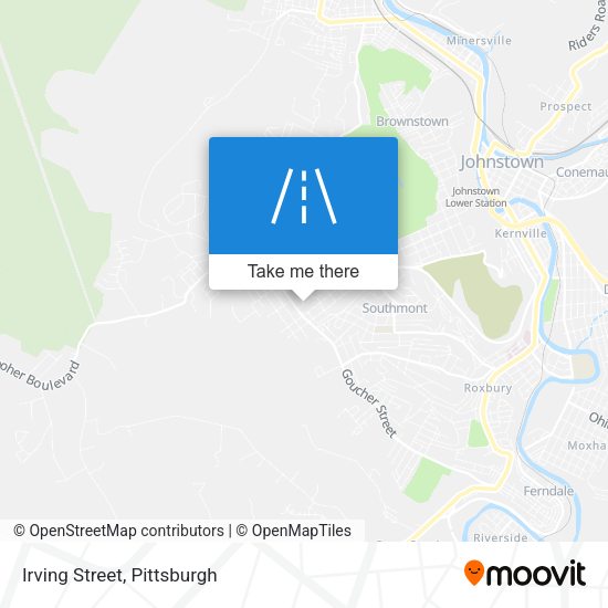 Mapa de Irving Street