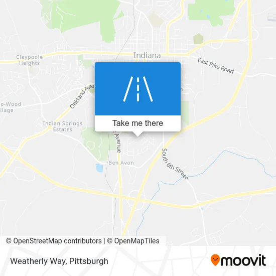 Weatherly Way map