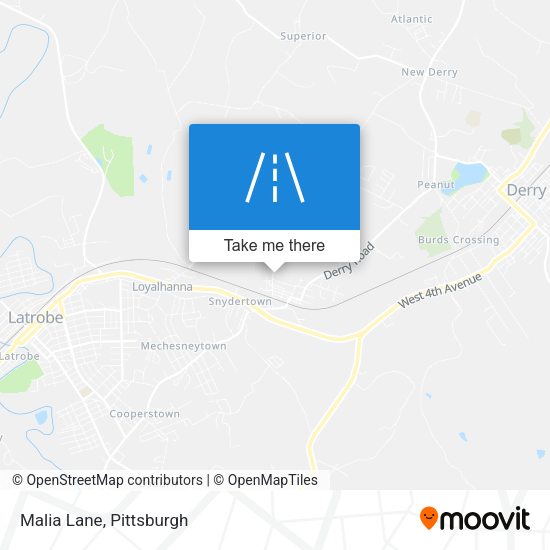Mapa de Malia Lane