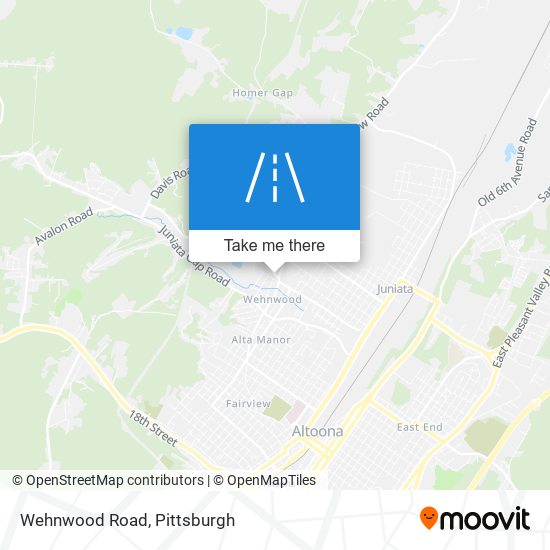 Mapa de Wehnwood Road