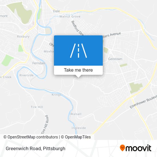 Mapa de Greenwich Road