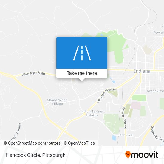 Mapa de Hancock Circle