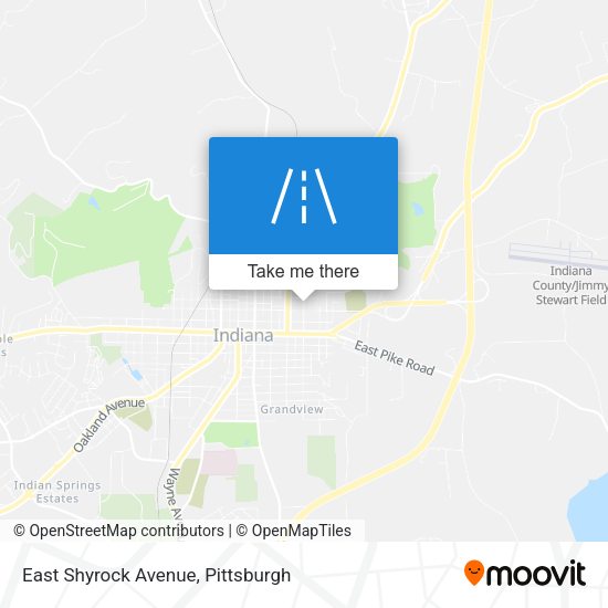 Mapa de East Shyrock Avenue