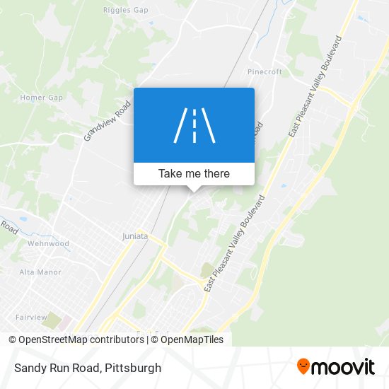 Mapa de Sandy Run Road