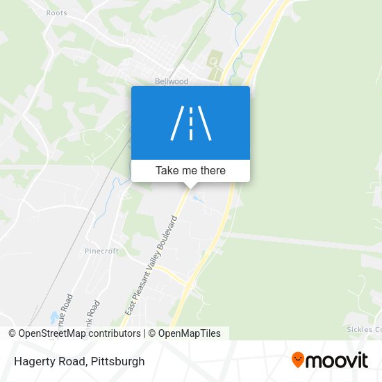 Mapa de Hagerty Road