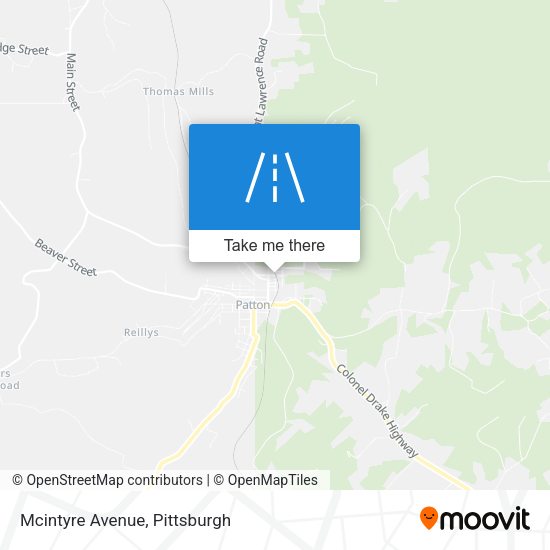 Mapa de Mcintyre Avenue