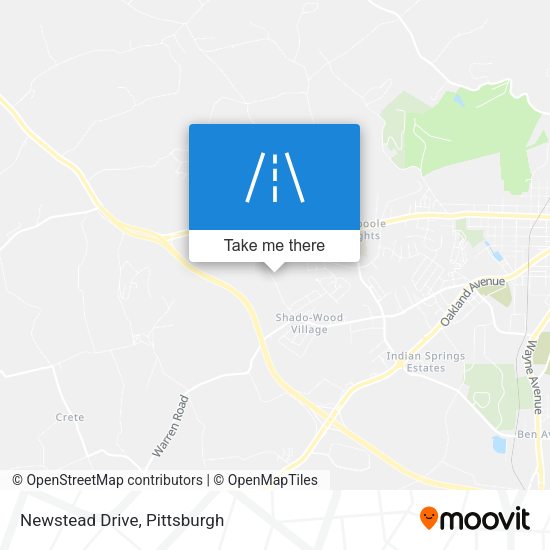 Mapa de Newstead Drive