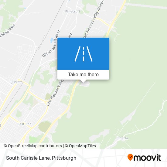 South Carlisle Lane map