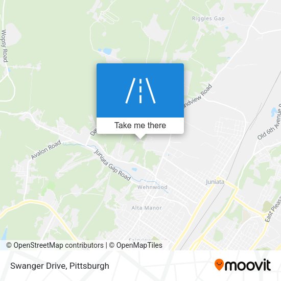 Mapa de Swanger Drive