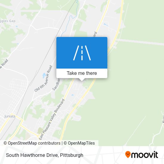Mapa de South Hawthorne Drive