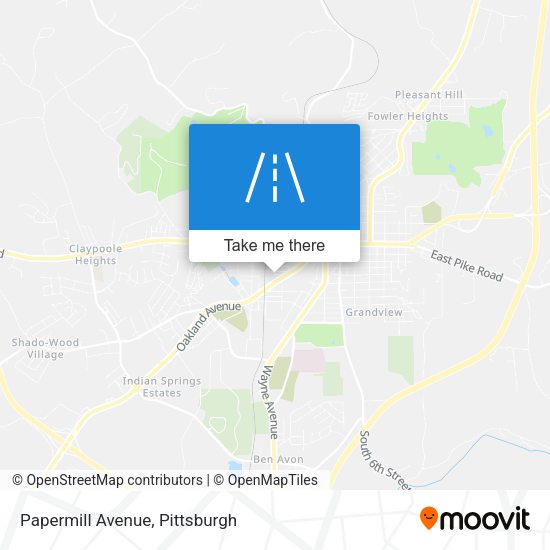 Mapa de Papermill Avenue