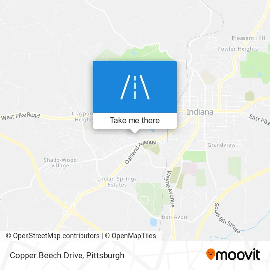 Copper Beech Drive map