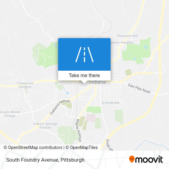 South Foundry Avenue map