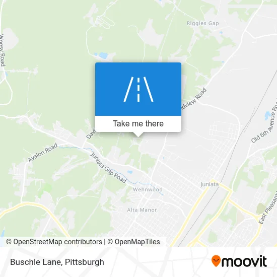 Buschle Lane map