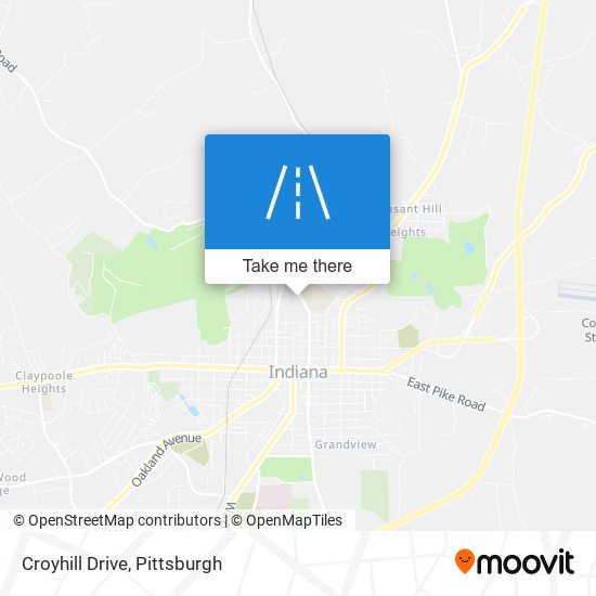 Mapa de Croyhill Drive