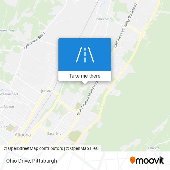 Mapa de Ohio Drive