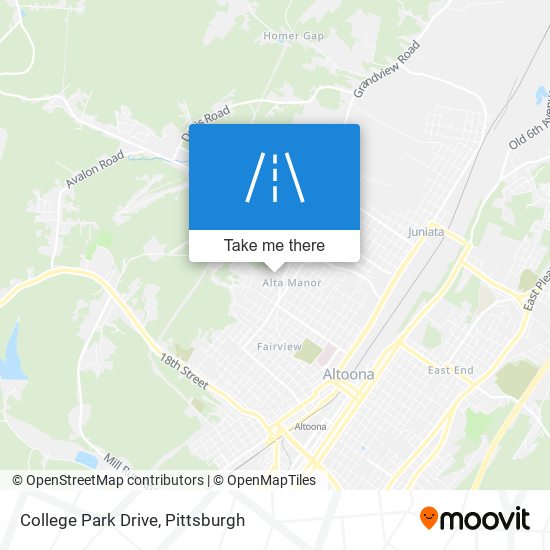 Mapa de College Park Drive