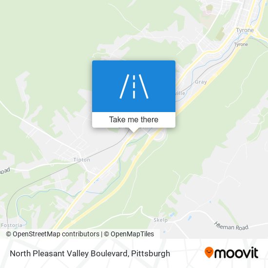 Mapa de North Pleasant Valley Boulevard